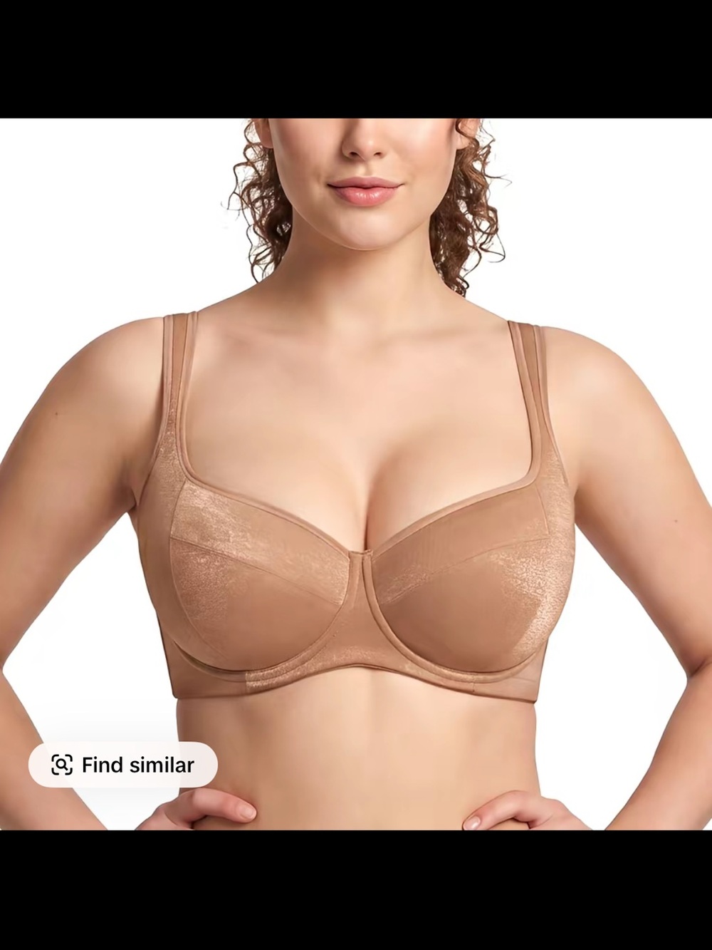 Hsia Starry Night Balconette Bra Underwire - dark beige 40DDD 90F
